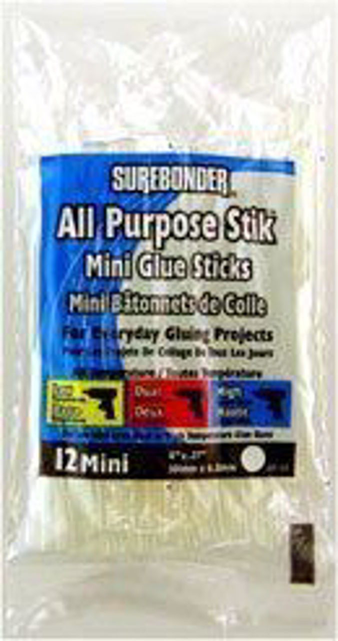 Show details for Surebonder GLUE STICKS MINI 4" (12) Picture of Surebonder GLUE STICKS MINI 4" (12)