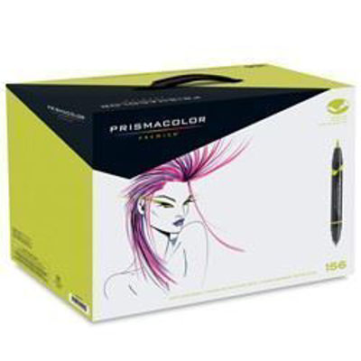 SAPB156PRO 	Prismacolor Brush Marker 156 PRO Color Set