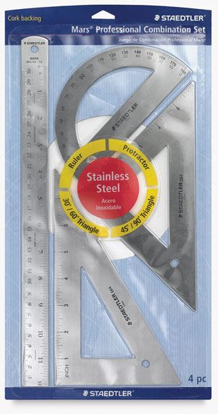 Art Alternatives Flexible Stainless Steel Ruler 18 Inches