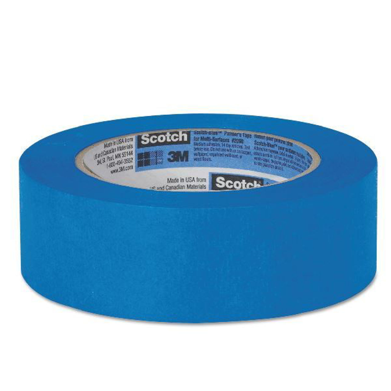 Show details for 3M #2090 Painter's Blue Masking Tape 3/4 in x 60 yd Picture of 3M #2090 Painter's Blue Masking Tape 3/4 in x 60 yd