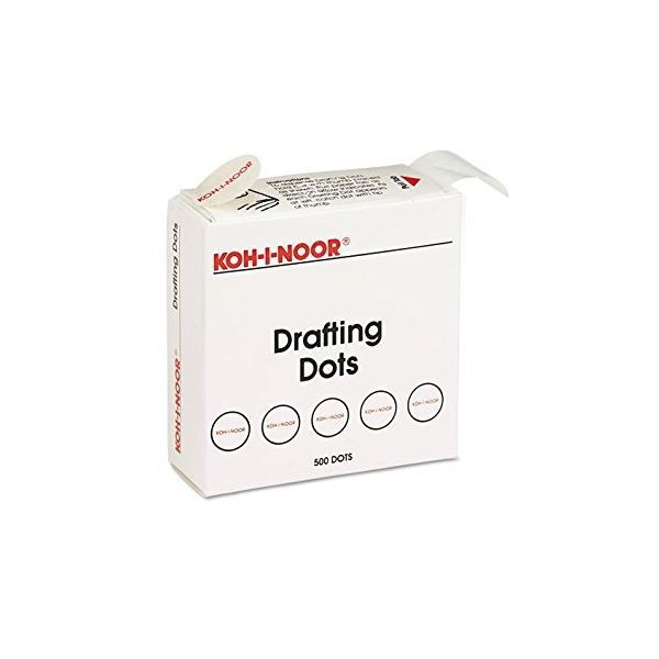  ALVIN Drafting Dots Model DM123 Low Tack Adhesive, Ideal for  Drafting, Tracing, Drawing, and Household Use, Easy Removal with No Residue  - 500 Dots, 7/8-inch Diameter : Drafting Tools : Office Products