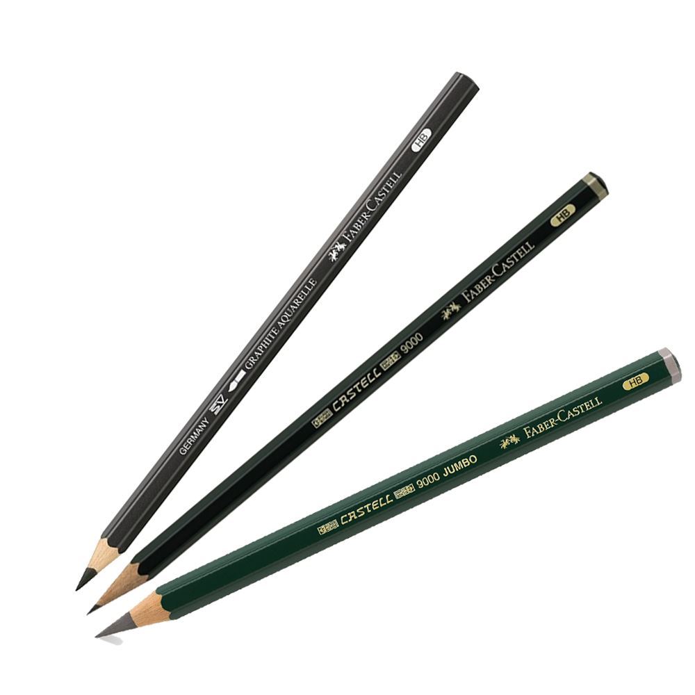 Faber-Castell 9000 Jumbo Graphite Pencils 2B 