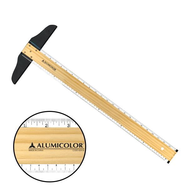 Stylo Architectural Scale Ruler - 12 Inch Laser Etched Triangle Aluminium Architects  Ruler with Color-Coded Grooves - Architect