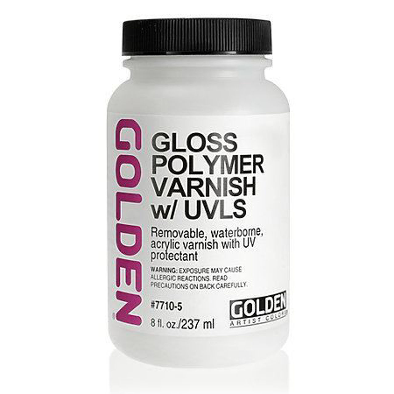 GD7710-5 	 Golden Polymer Gloss (W/Uvls) 8 Oz Silgan Wide Mouth Round   GD7710-5 	 Golden Polymer Gloss (W/Uvls) 8 Oz Silgan Wide Mouth Round