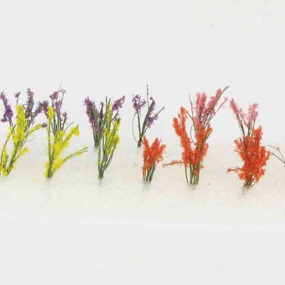 WE00301 	WEESCAPES Flower Bush 1/2'' to 3/4'' Red-Pink-Yellow-Purple 20pk