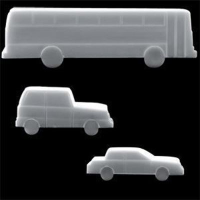 Jtt Scale Plastic Cars - Aluminum Color