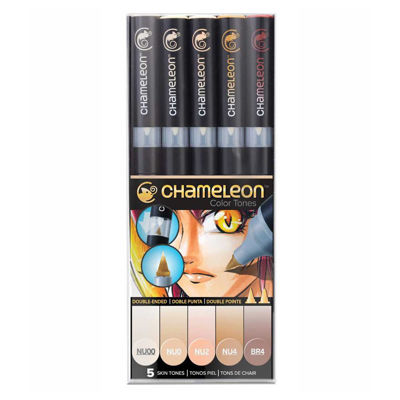 CLCT0510 Chameleon 5-Pen Skin Tones Set