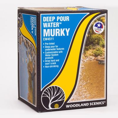  WSCW4511 	 Woodland Scenic Deep Pour Water - Murky 
