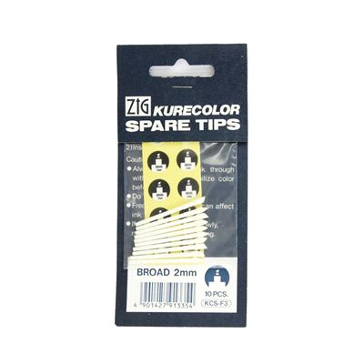 Zig Kurecolor Replacement Tips Broad