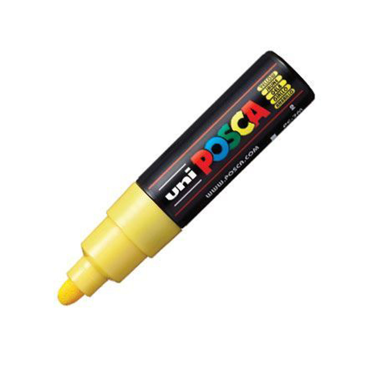 Show details for POSCA PC-7M Broad Bullet Yellow Picture of POSCA PC-7M Broad Bullet Yellow