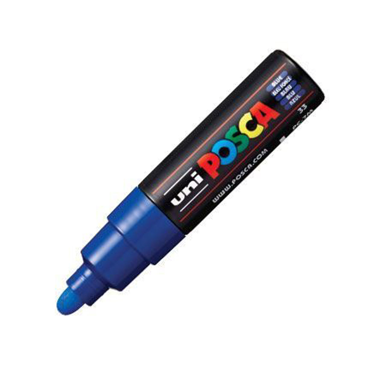 Show details for POSCA PC-7M Broad Bullet Blue Picture of POSCA PC-7M Broad Bullet Blue
