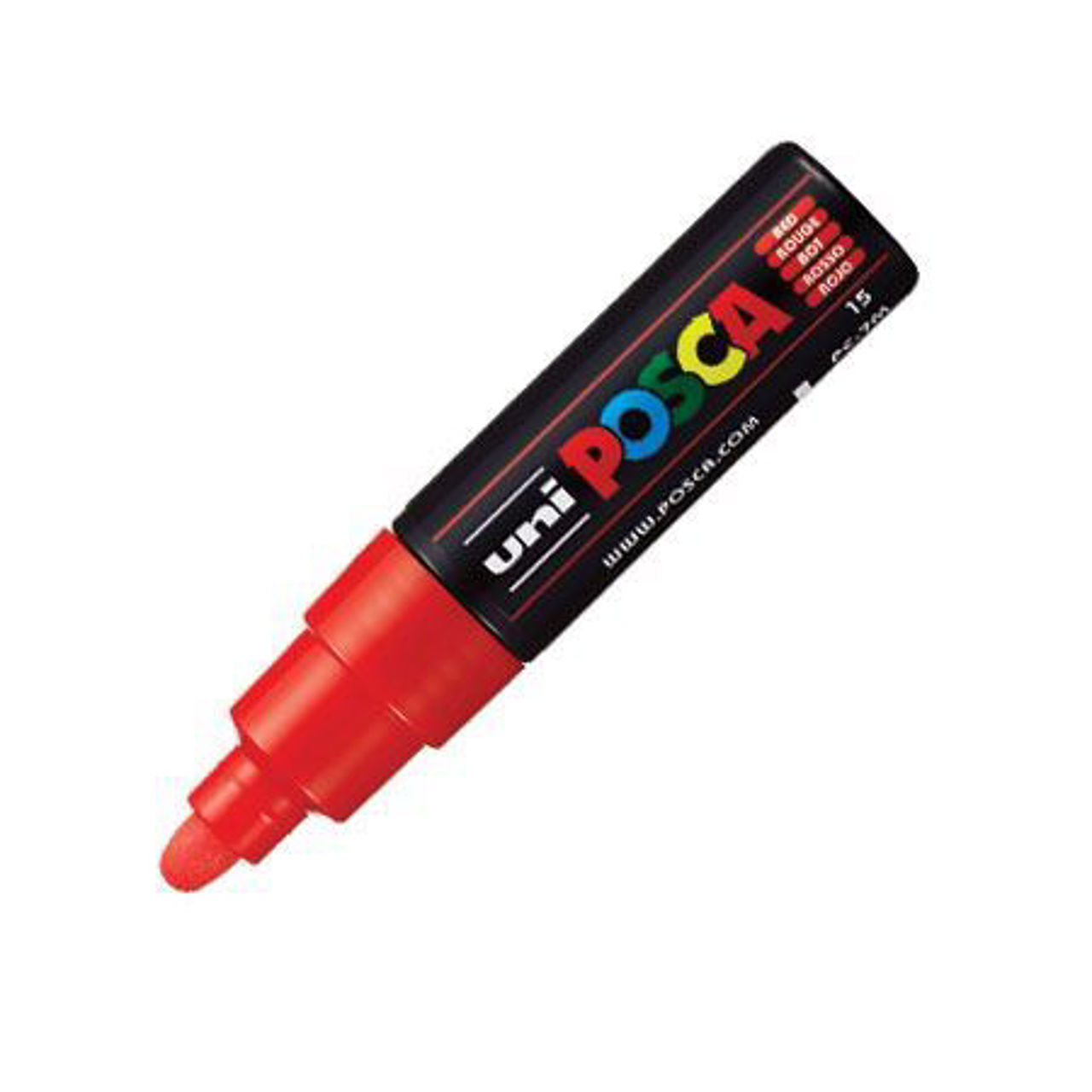 Show details for POSCA PC-7M Broad Bullet Red Picture of POSCA PC-7M Broad Bullet Red