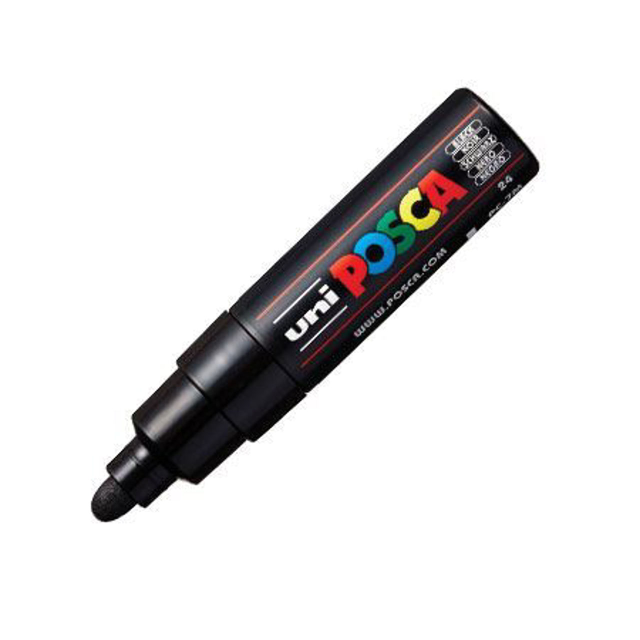 Show details for POSCA PC-7M Broad Bullet Black Picture of POSCA PC-7M Broad Bullet Black