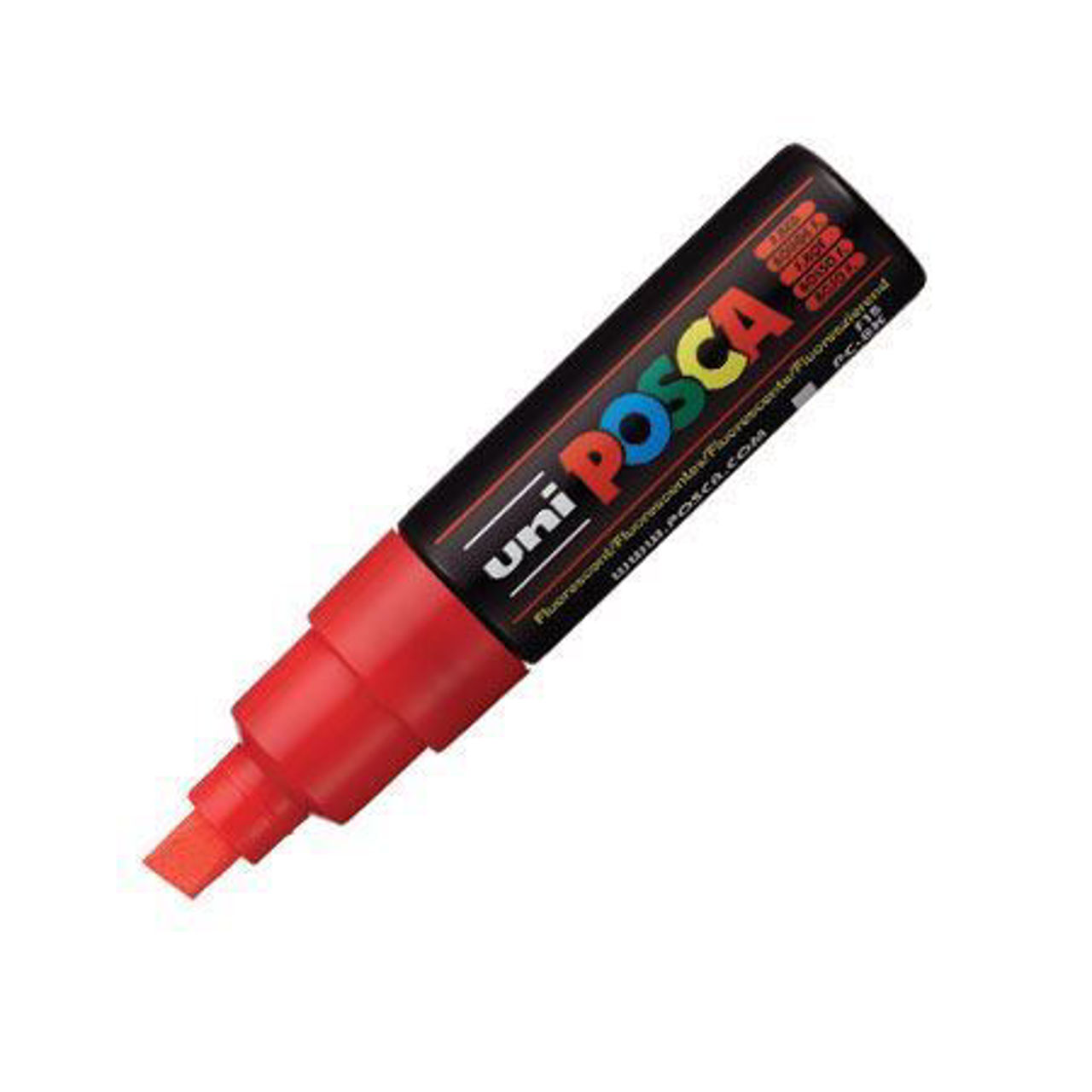 Show details for POSCA PC-8K Broad Fluo Red Picture of POSCA PC-8K Broad Fluo Red