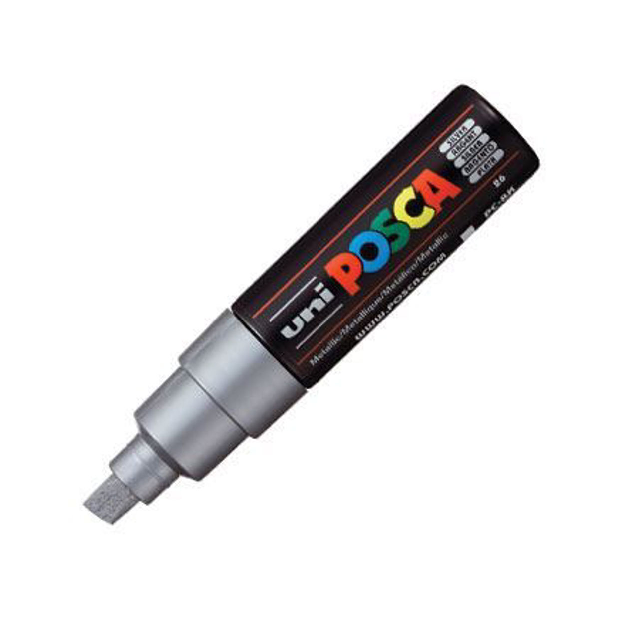 Show details for POSCA PC-8K Broad Silver Picture of POSCA PC-8K Broad Silver