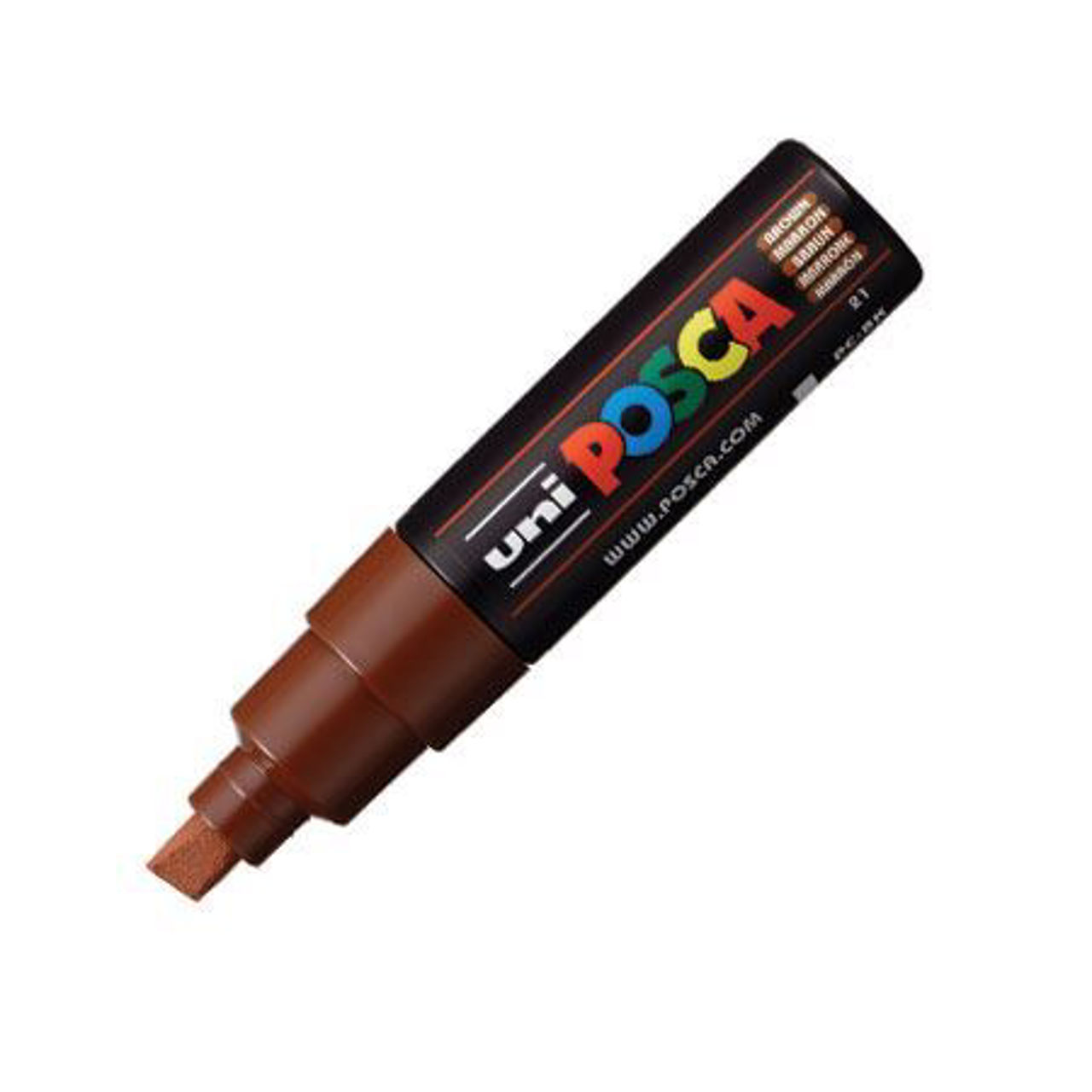 Show details for POSCA PC-8K Broad Brown Picture of POSCA PC-8K Broad Brown