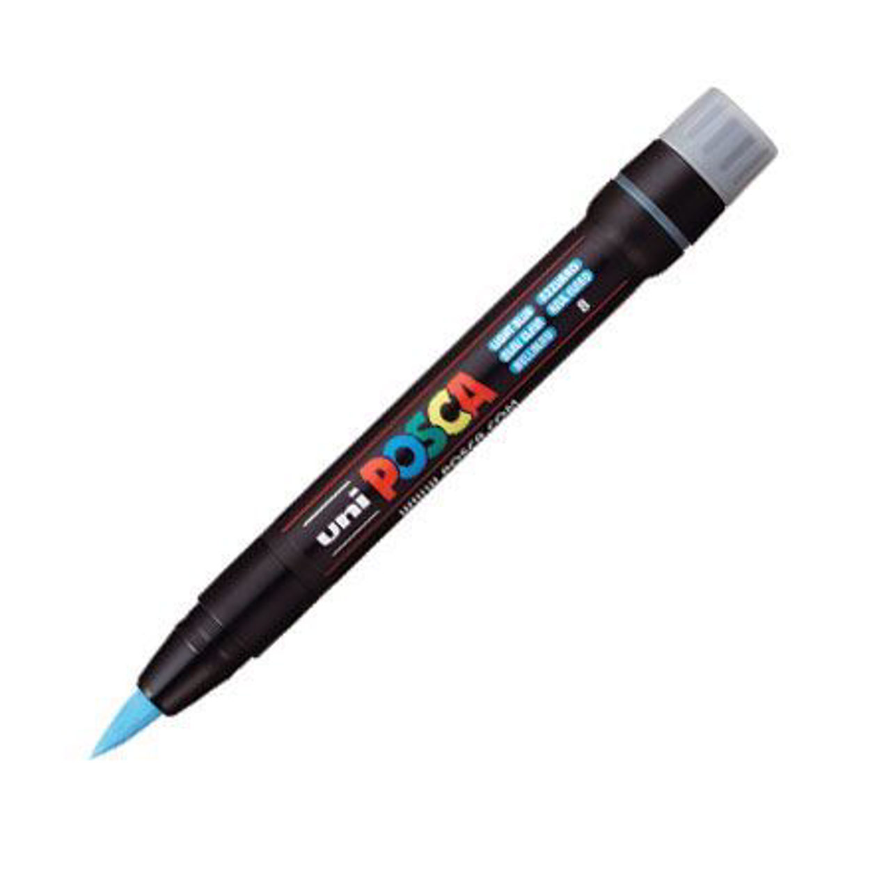 Show details for POSCA PCF-350 Brush Light Blue Picture of POSCA PCF-350 Brush Light Blue