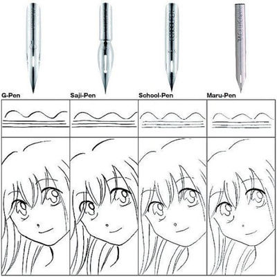 Picture of Zig Cartoonist Pen Nibs And Holder For Manga