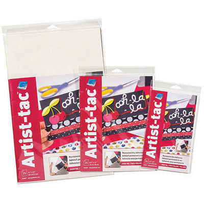 Picture of Artist-Tac Dry Adhesive Sheets