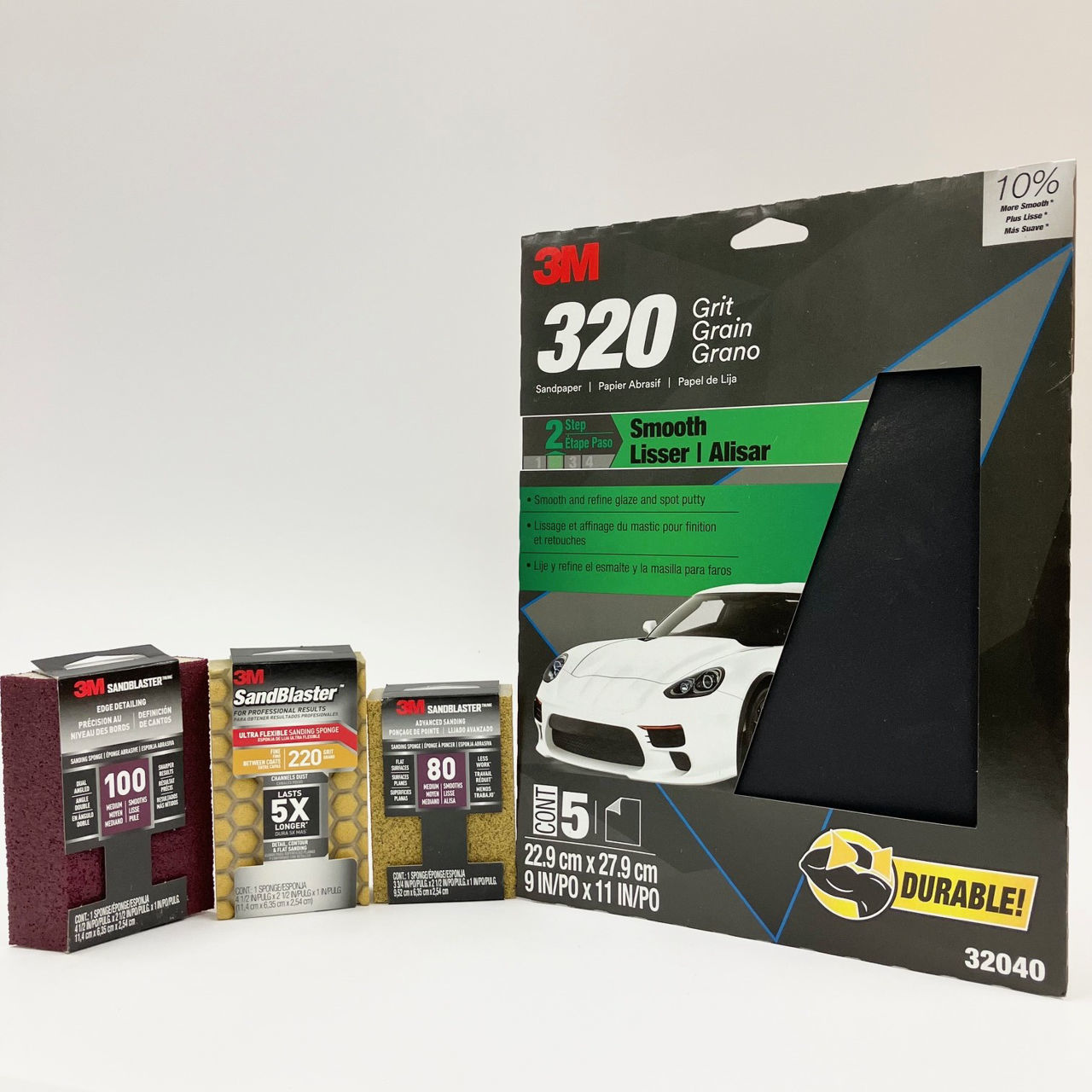 Show details for 3M Sandblaster Dual Angled Sponge 100 GR Picture of 3M Sandblaster Dual Angled Sponge 100 GR