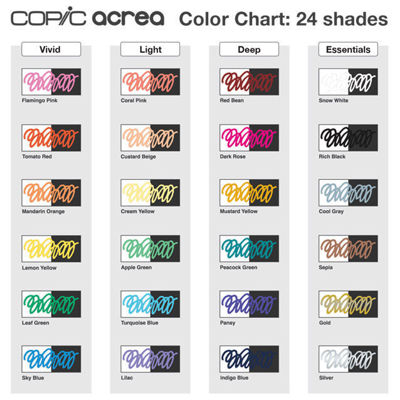 Picture of Copic Acrea Paint Markers