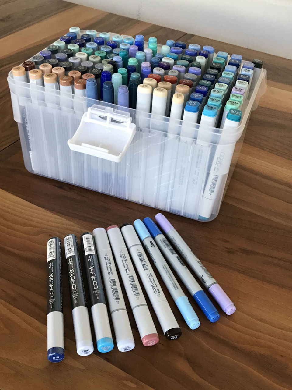 Show details for Storage Case for Copic Ink Refill and Markers Example